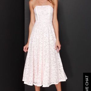LuLu’s Delve Into Decadence Blush Pink Lace Dress